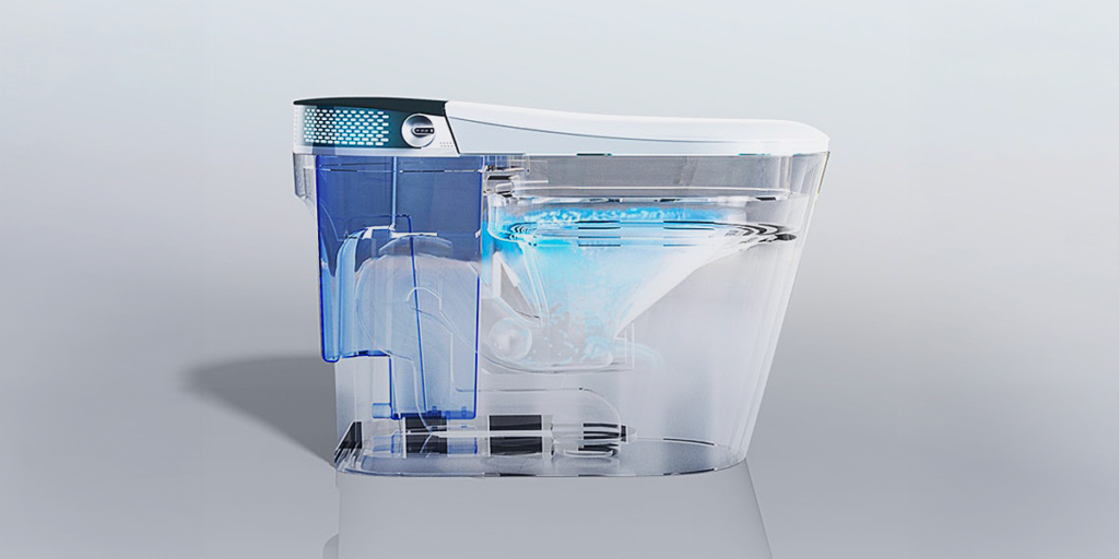 Réservoir transparent avec technologie Zero Water Pressure