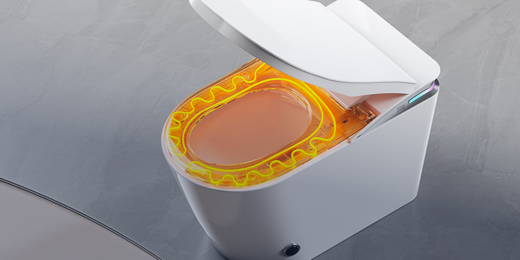 Siège chauffant réglable WC japonais