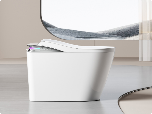 WC japonais K2 au design compact dans intérieur contemporain